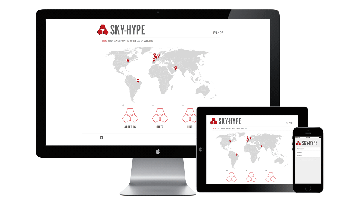 ExpressionEngine Development: Sky-Hype (Germany)